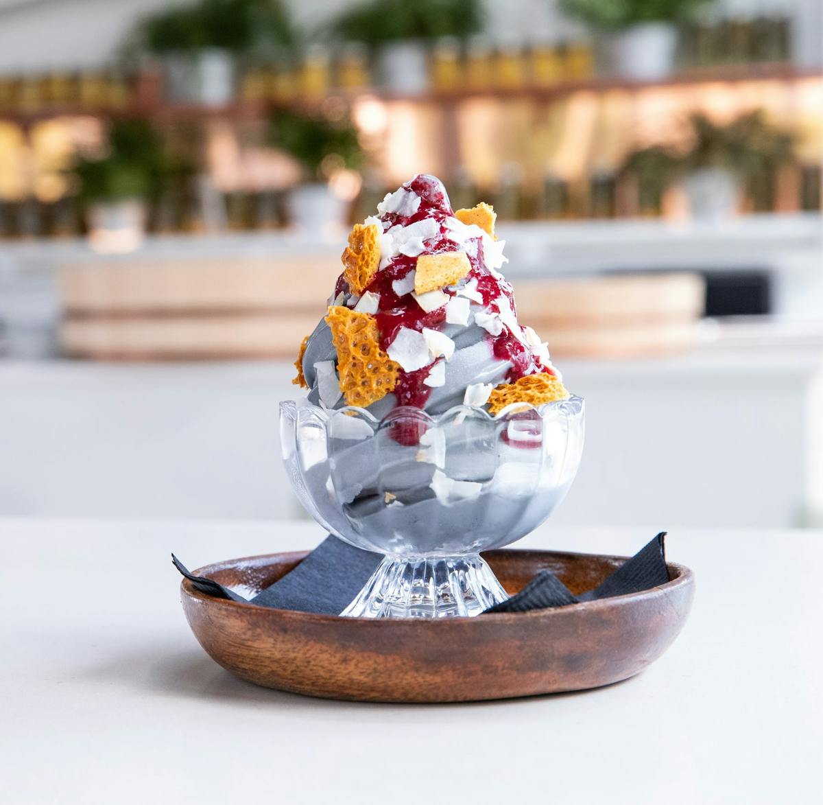 a cake sitting on top of a table