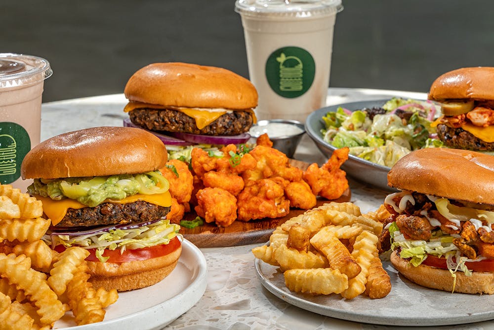 a close up of food on a table