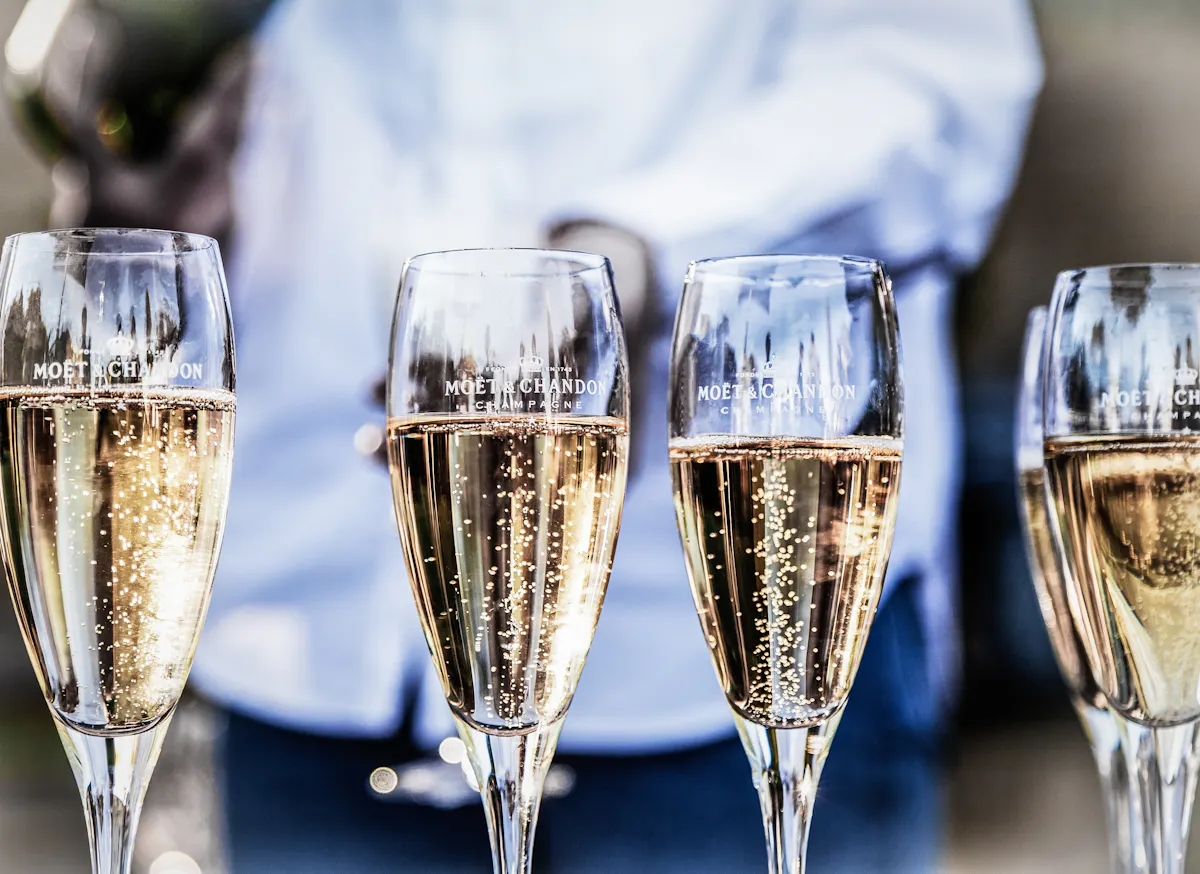 a close up of a wine glass