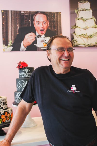 Pop smiling for the camera