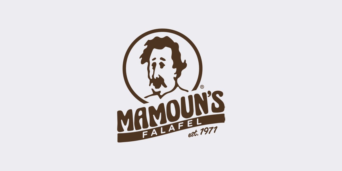 Mamoun's Falafel restaurant logo - View nutrition facts, calories, and macros for menu items at 20 Witherspoon St Princeton, NJ 08542
