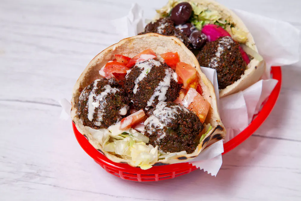 Falafel Sandwiches Lifestyle Photo