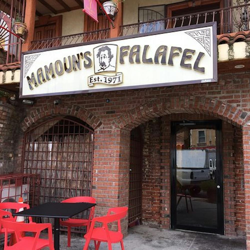 a store in a brick building