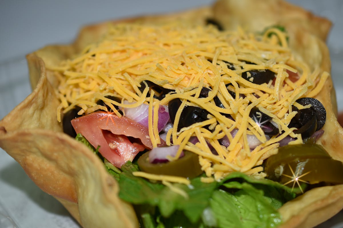 a close up of a plate of food