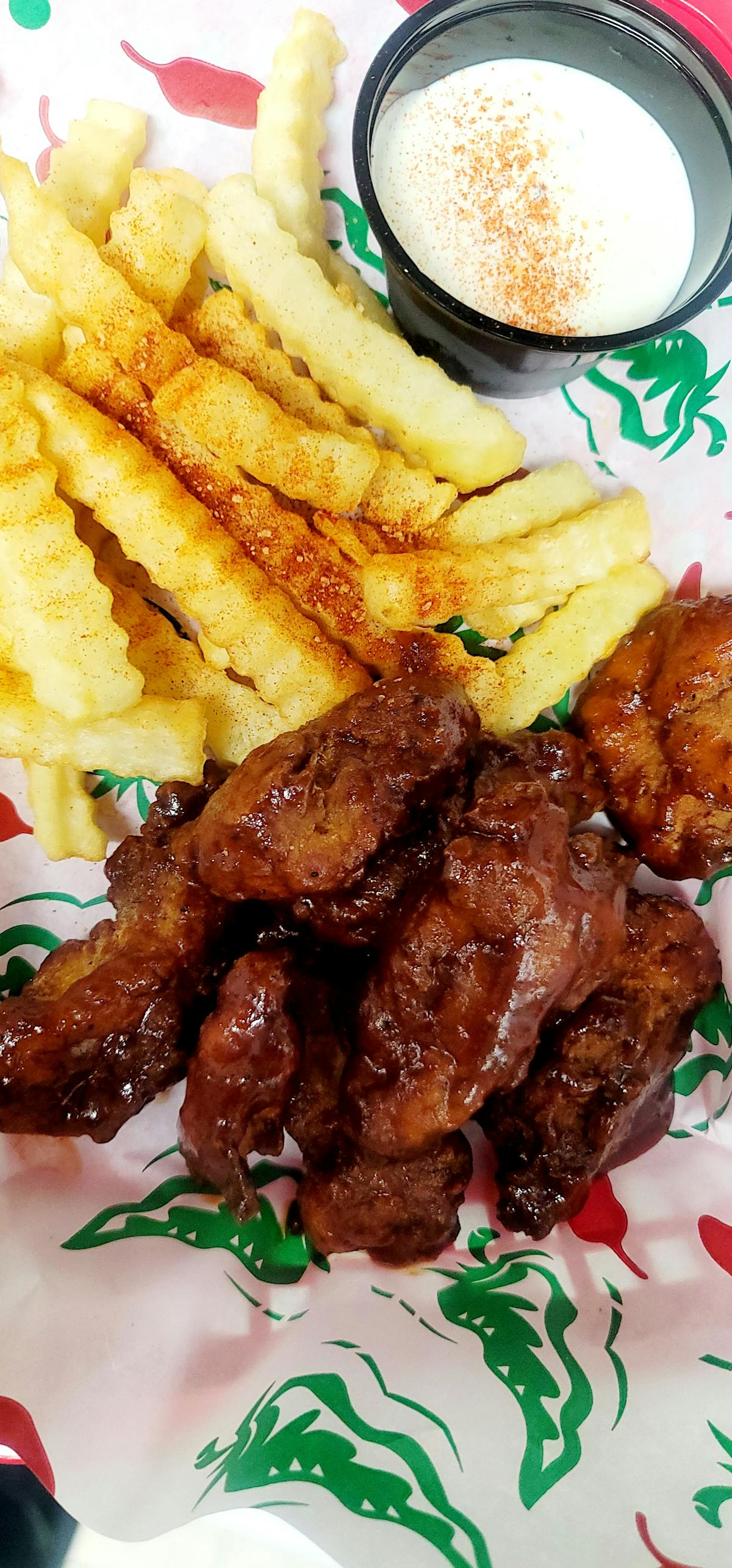 a plate of food