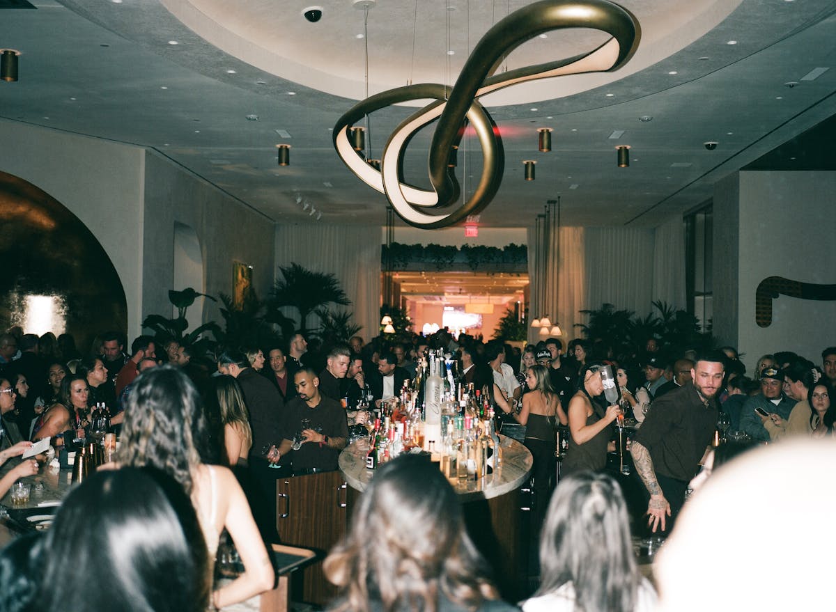 A film photo of inside Bel-Aire Lounge at Durango Casino & Resort