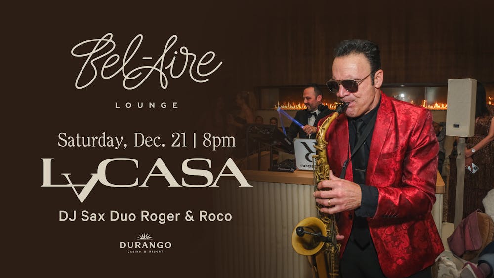 La Casa Groove a Dj, Saxophone, and Percussionist trio will be live at Bel-Aire Lounge!