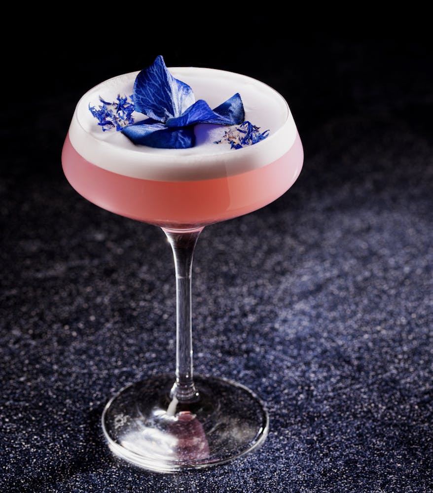 a photo of a cocktail served at a Las Vegas Bar called Bel-Aire Lounge