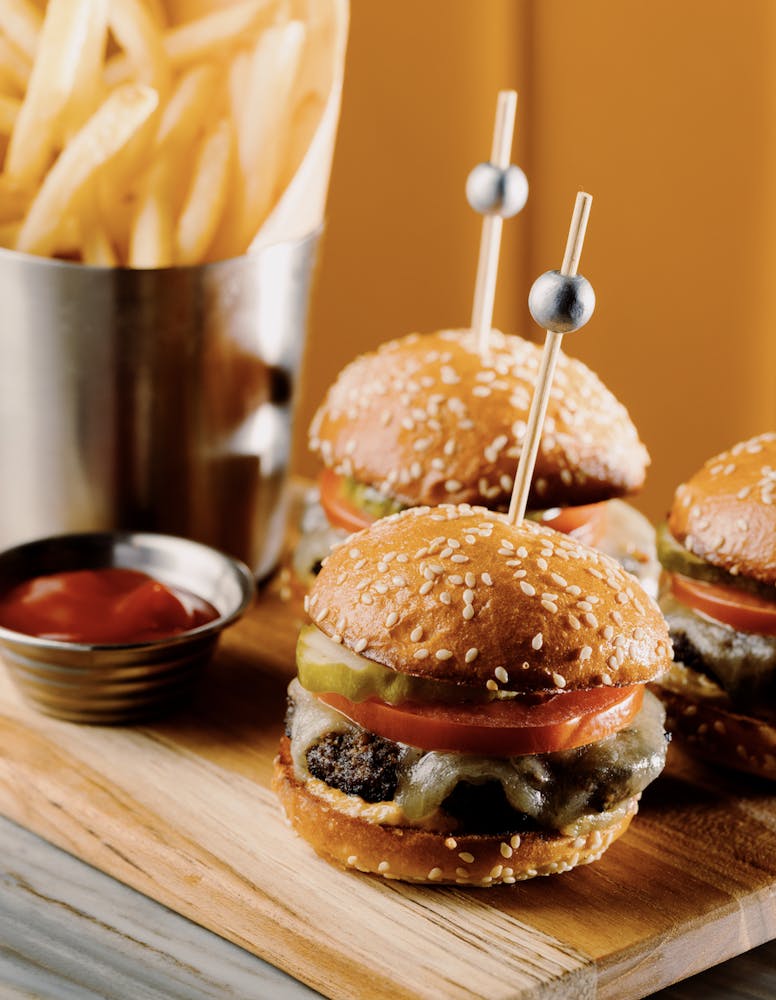A hot plate item at Bel-Aire Lounge, a Durango Lounge called the Flame Grilled Wagyu sliders