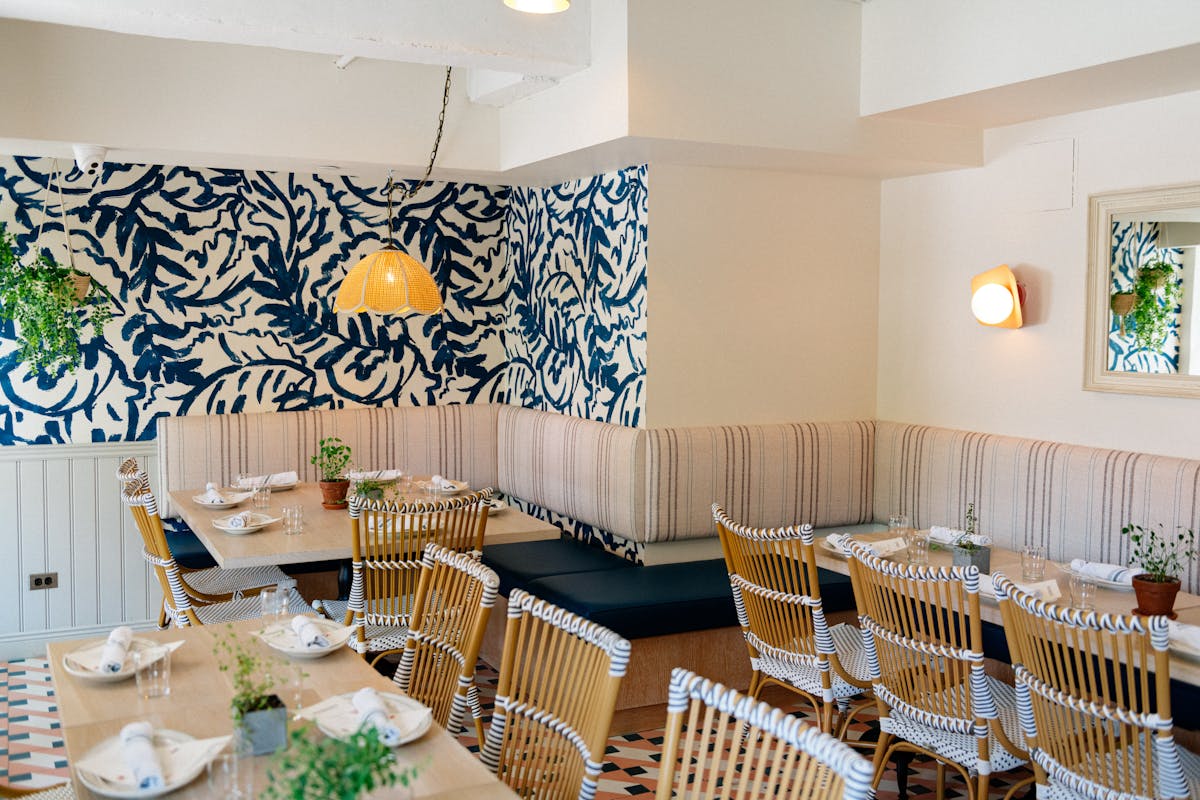 a dining room table