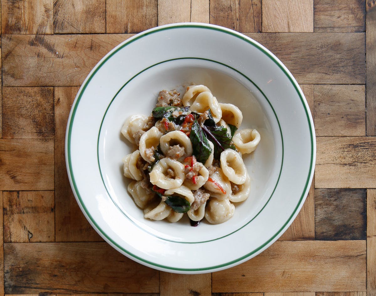 a bowl of food on a plate