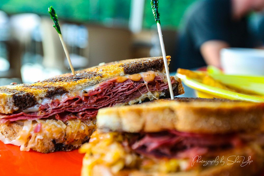 a plate of food on a table