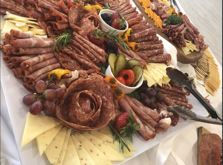 a plate of food