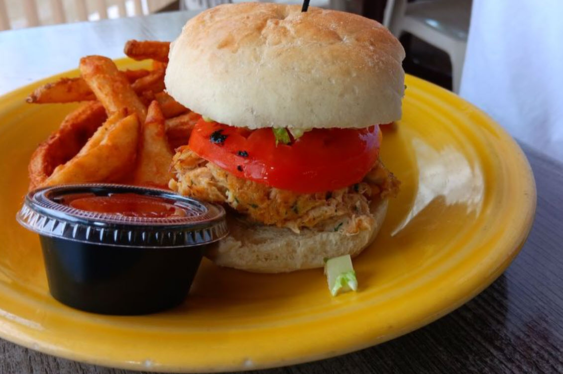 a sandwich sitting on top of a plate of food