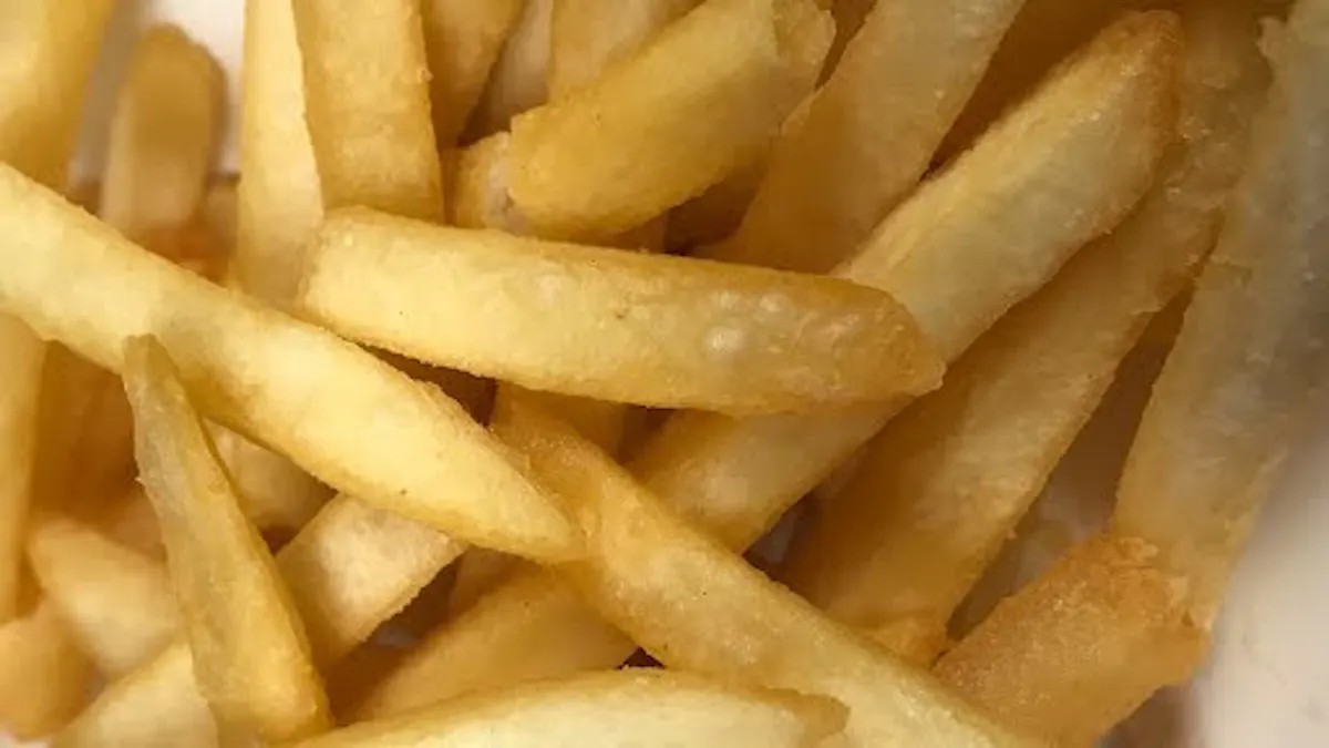 a pile of fries