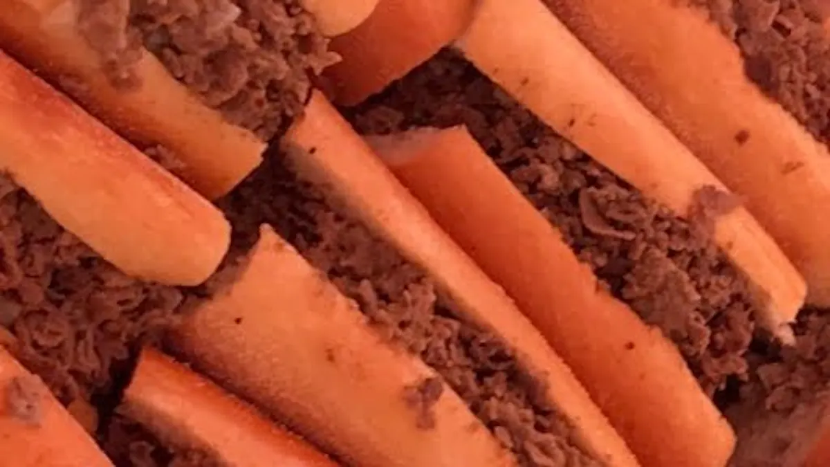 a close up of hoagie sandwiches