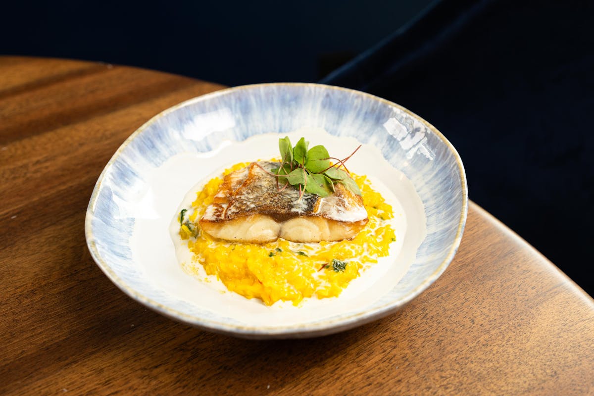 a bowl of food on a plate