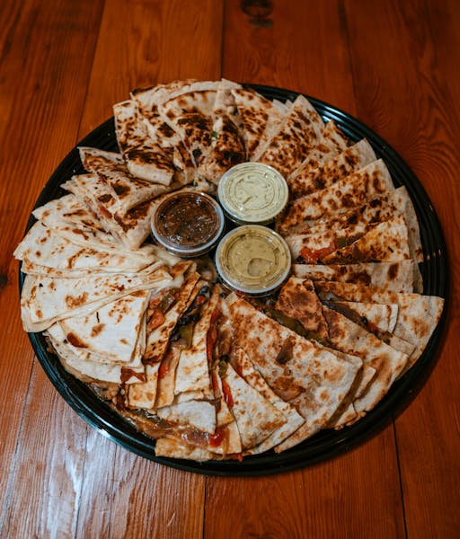 Dilla Trays Quesadilla Gorilla Mexican Restaurant in CA