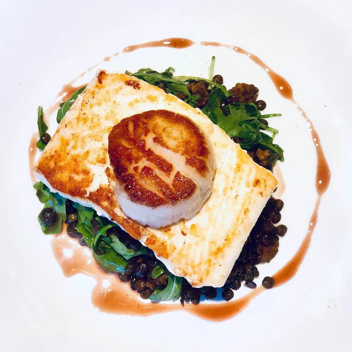 a piece of food on a plate