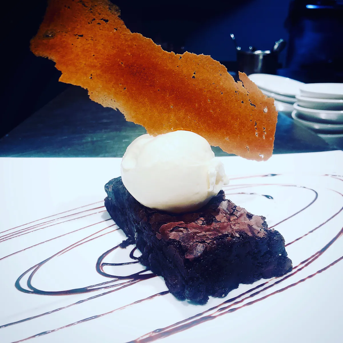 a piece of cake on a plate