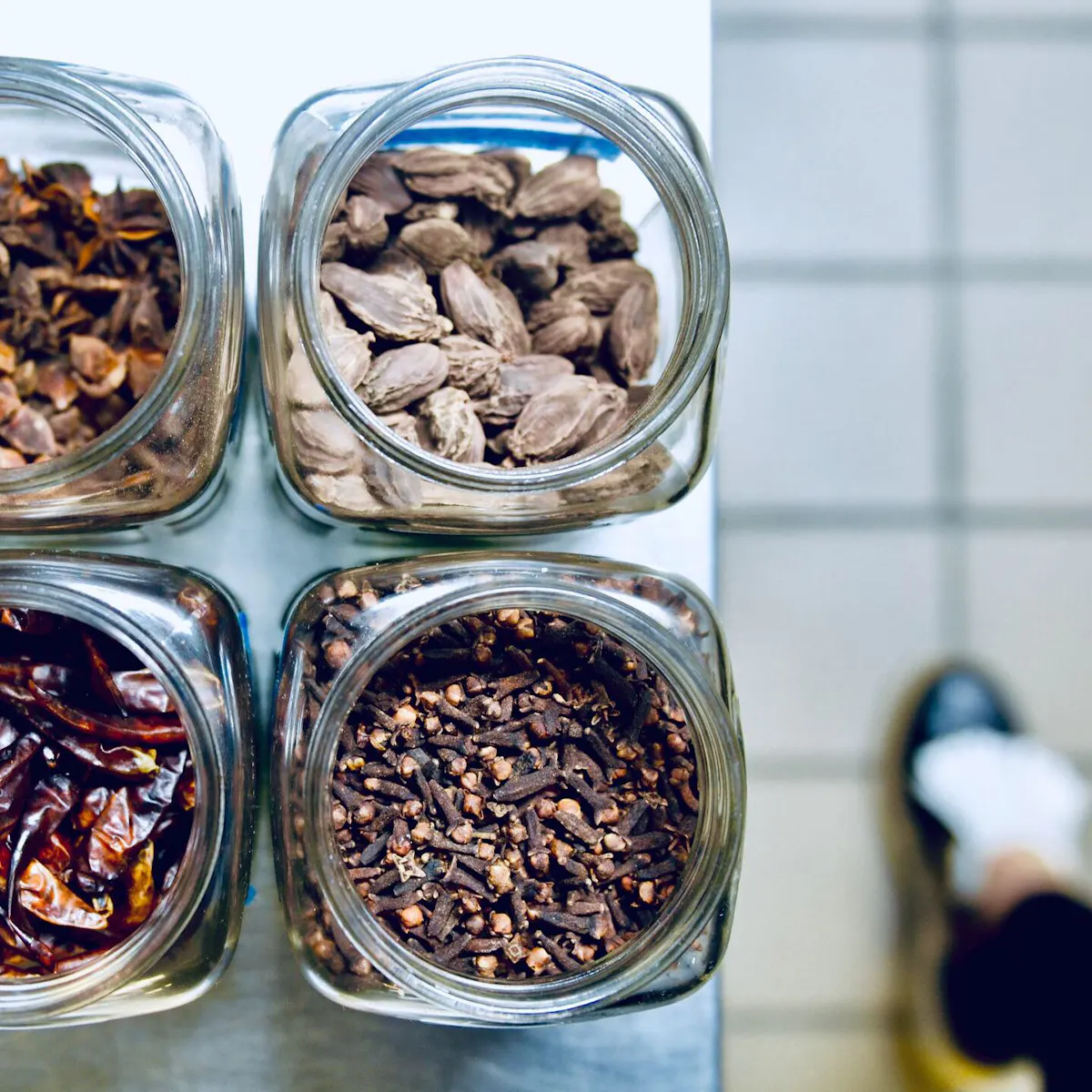 a close up of food on a table