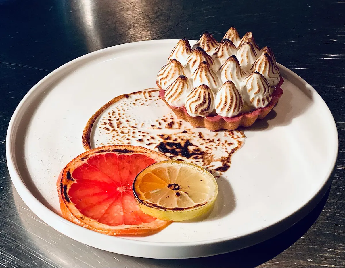 a slice of cake on a plate