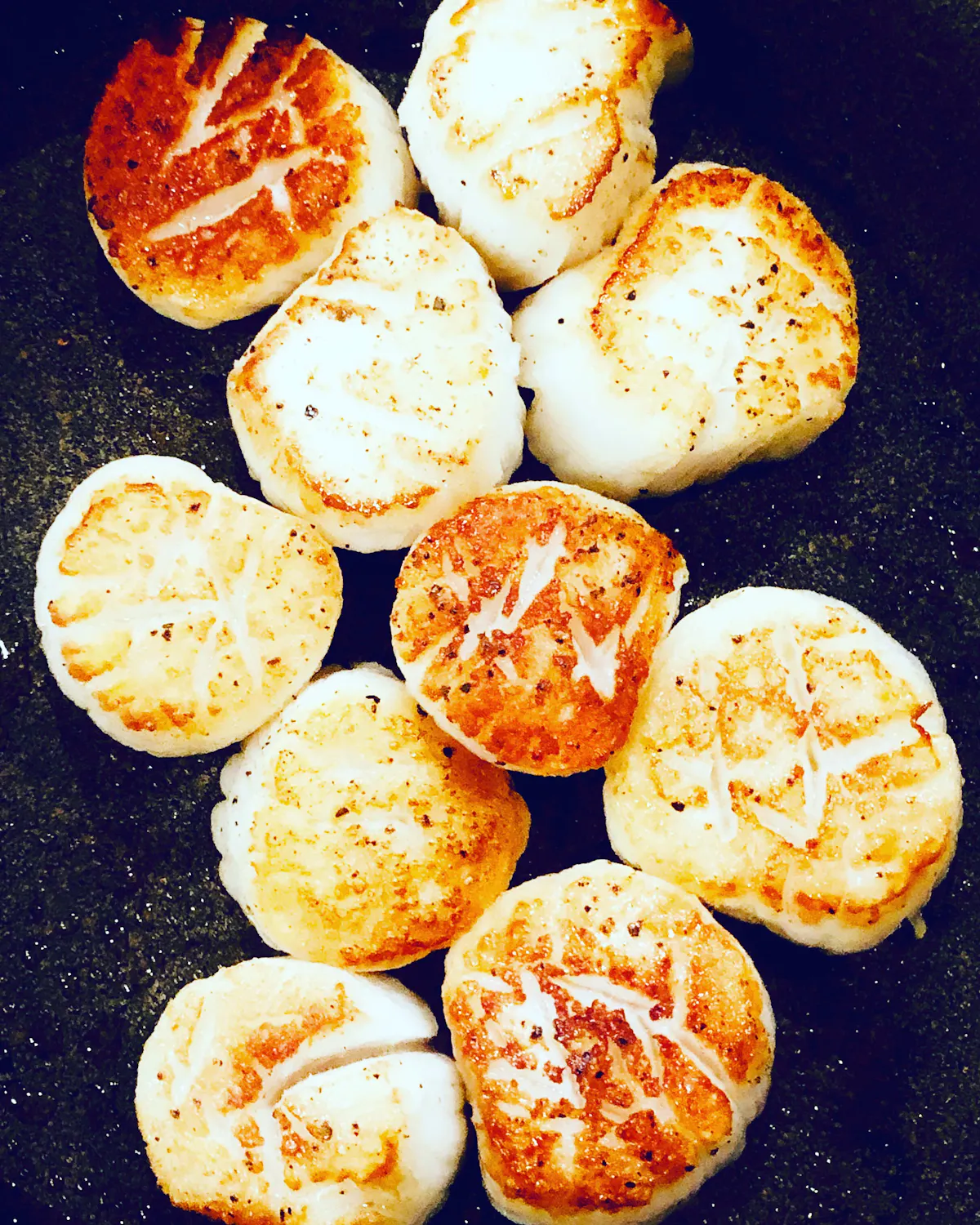 a pan of food