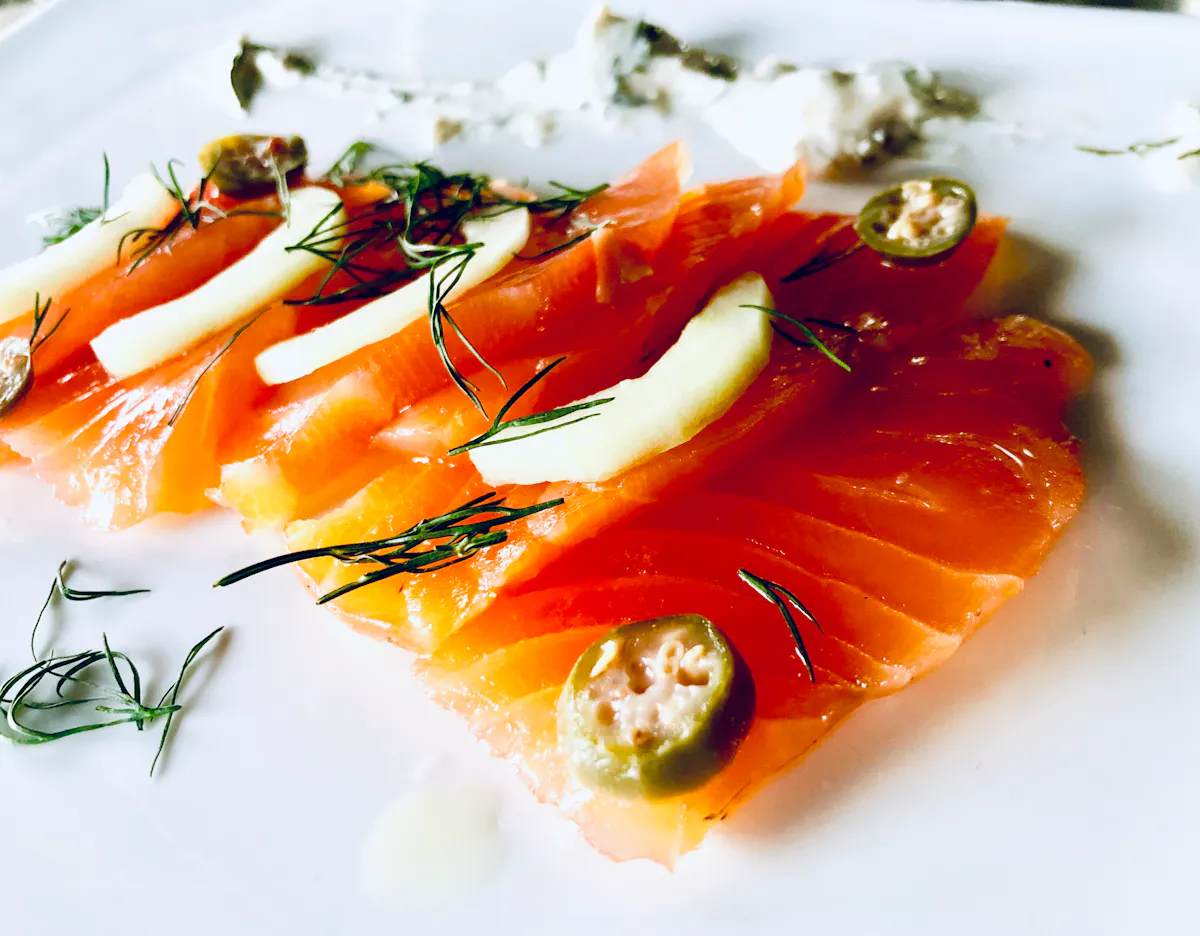 a piece of food on a plate
