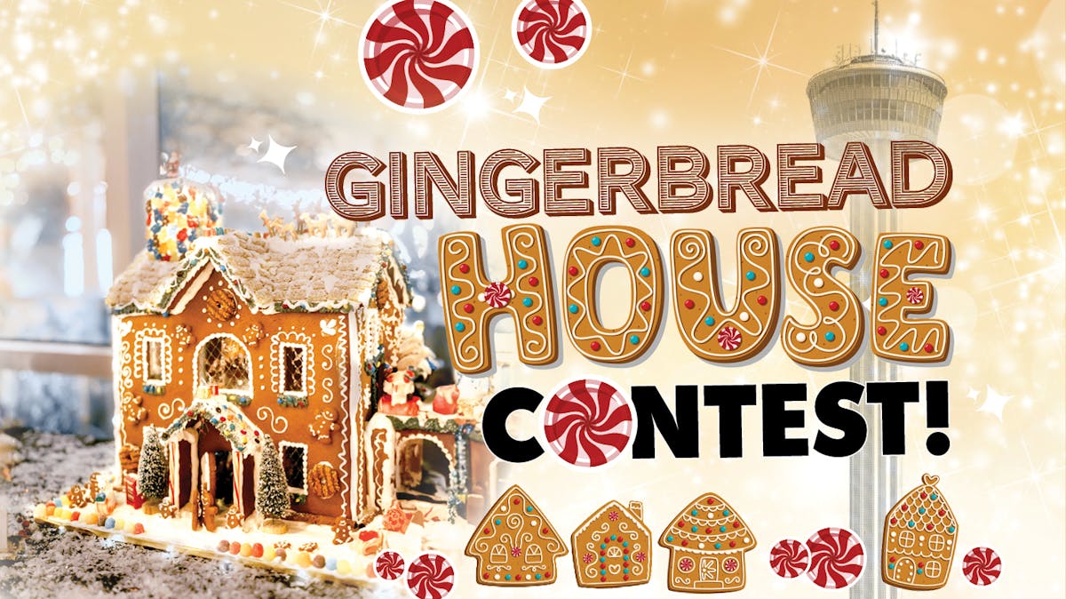 gingerbread house contest at the tower