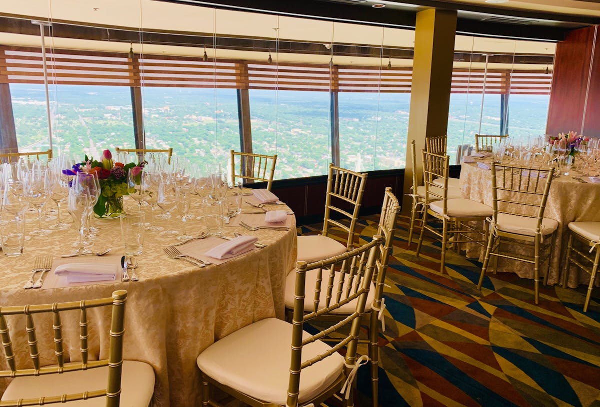 a dining room