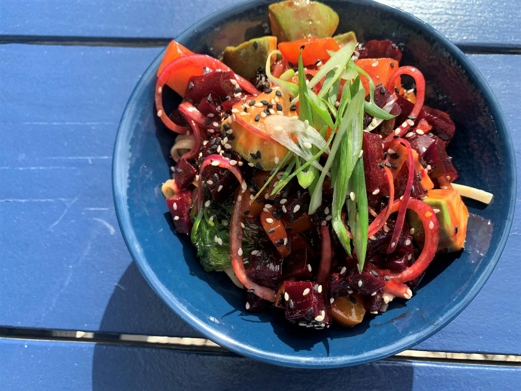 a bowl of food