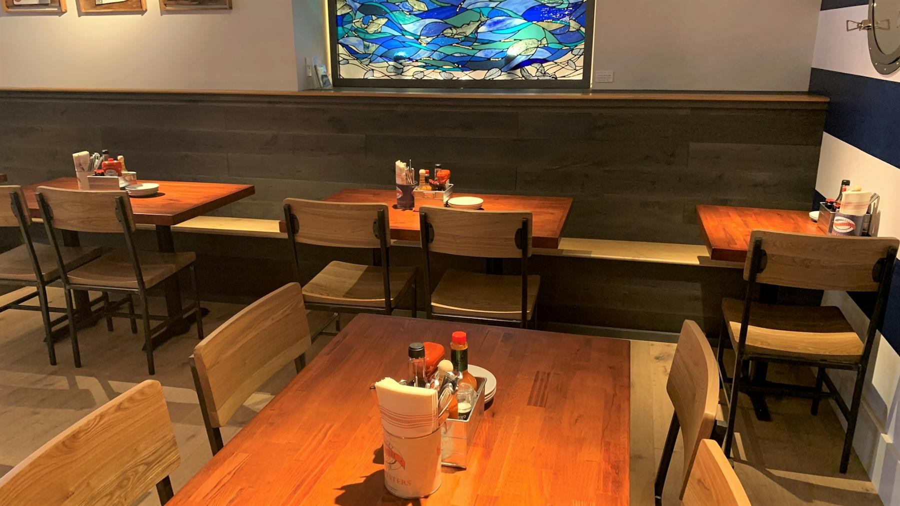 a dining room table