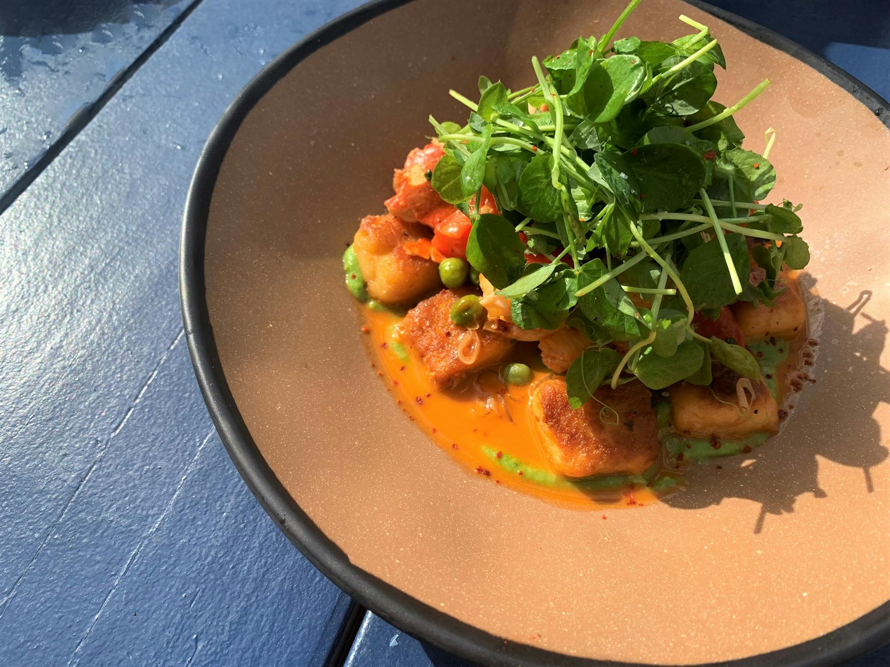 a bowl of food on a plate