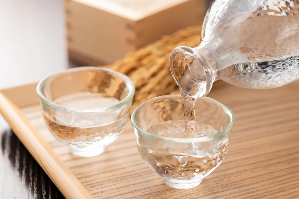 pouring water