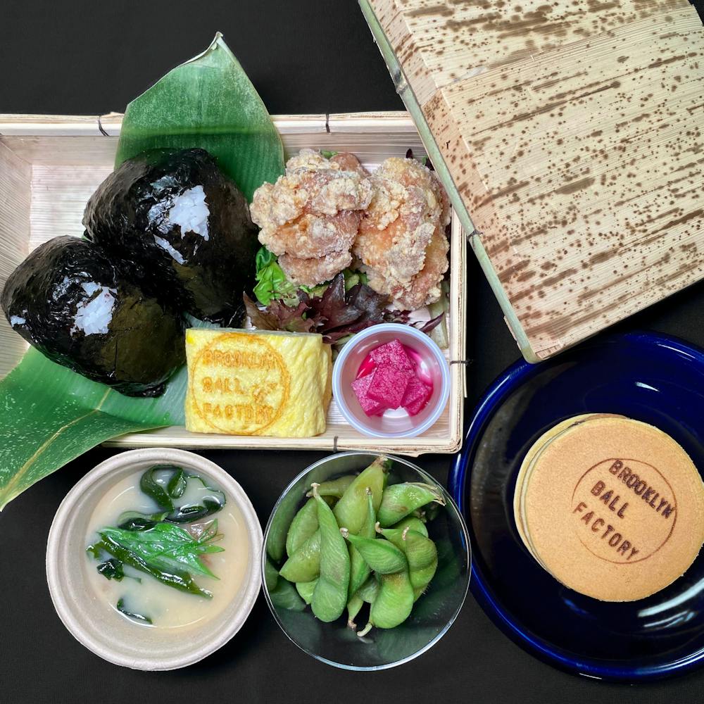 a close up of food on a table