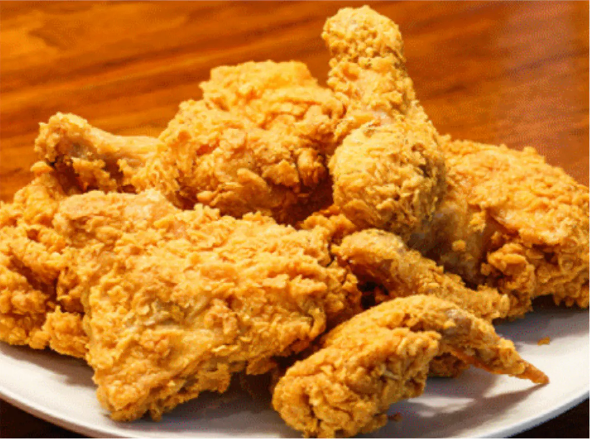 a close up of a plate of food
