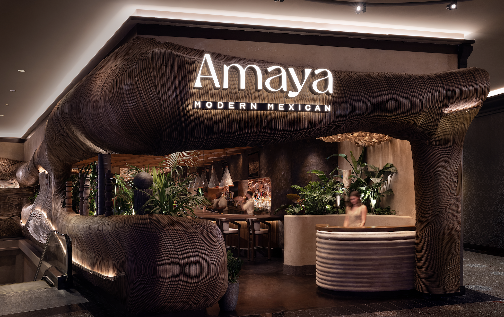 outside photo of the gorgeous amaya modern mexican