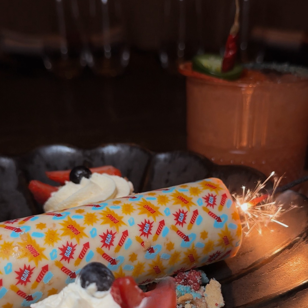 Las Vegas Strip Restaurant dessert and specialty cocktail