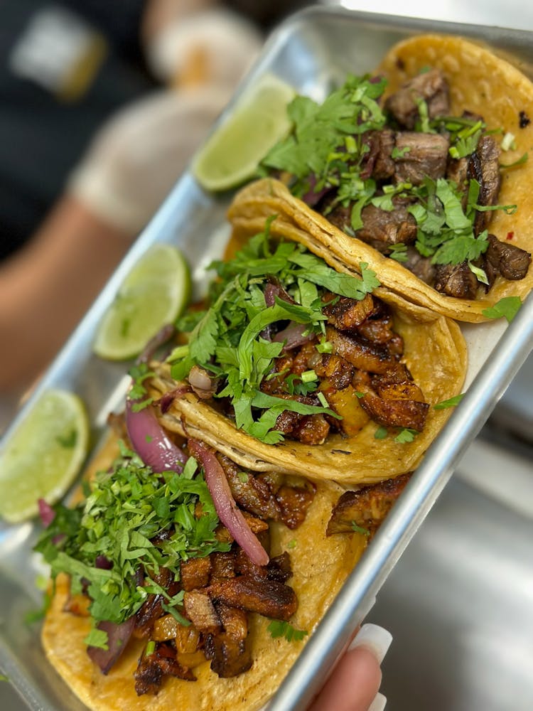 a close up of a plate of food with broccoli