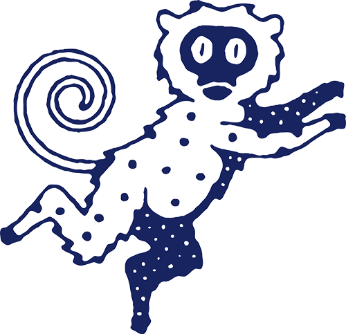 a close up of a logo