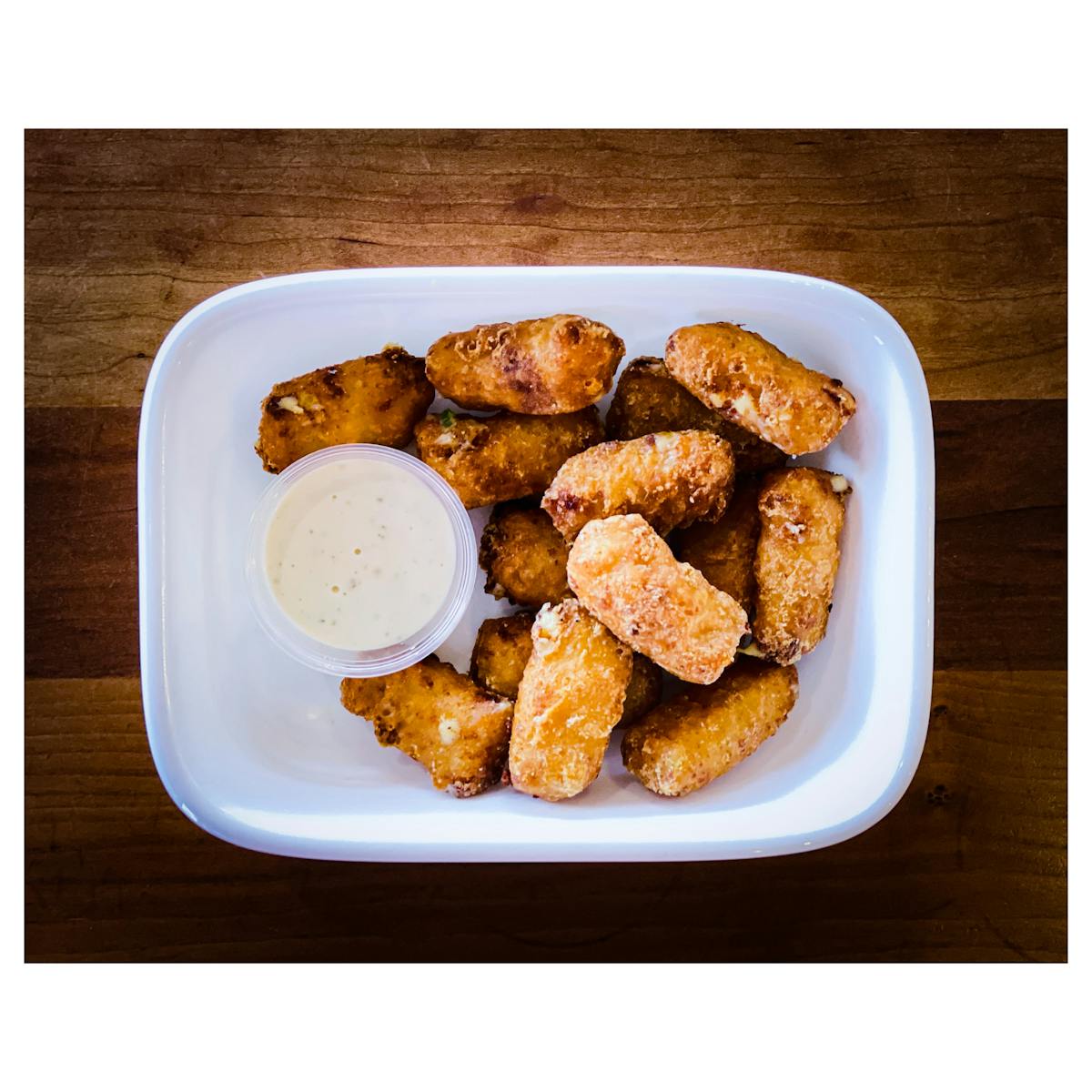 a plate of food on a table