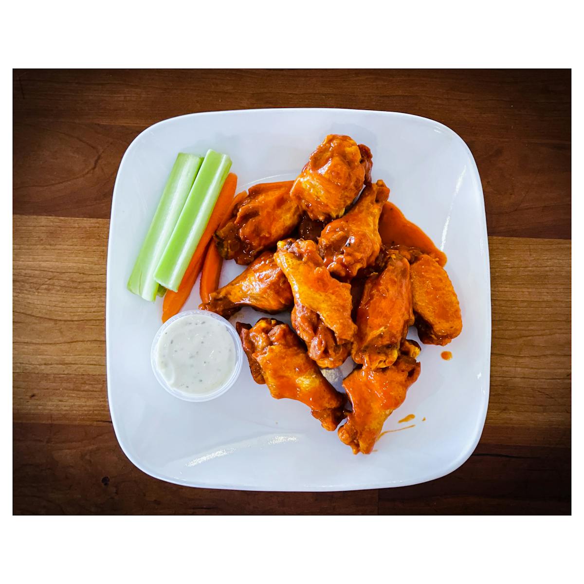 a plate of food on a table