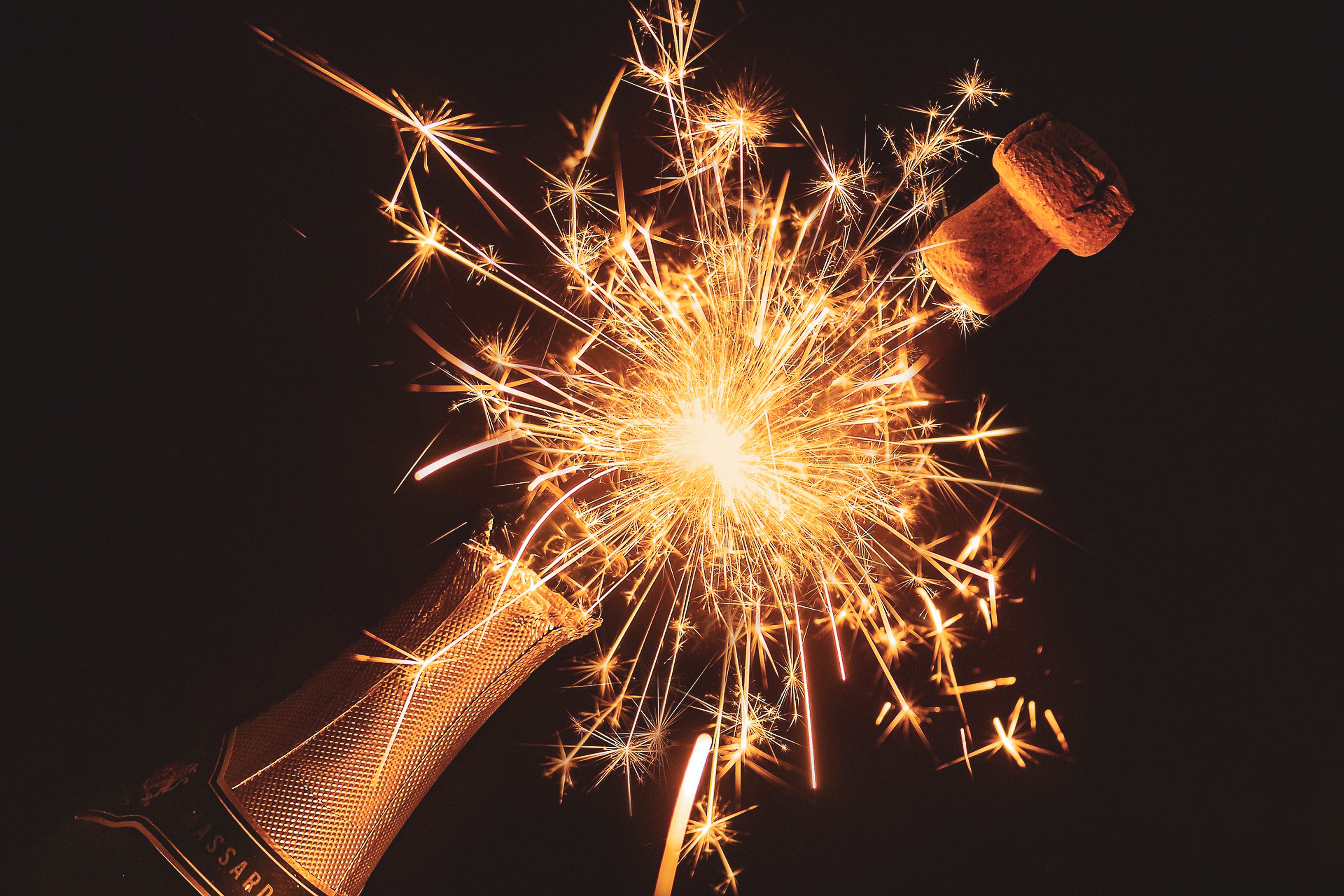 fireworks in the sky