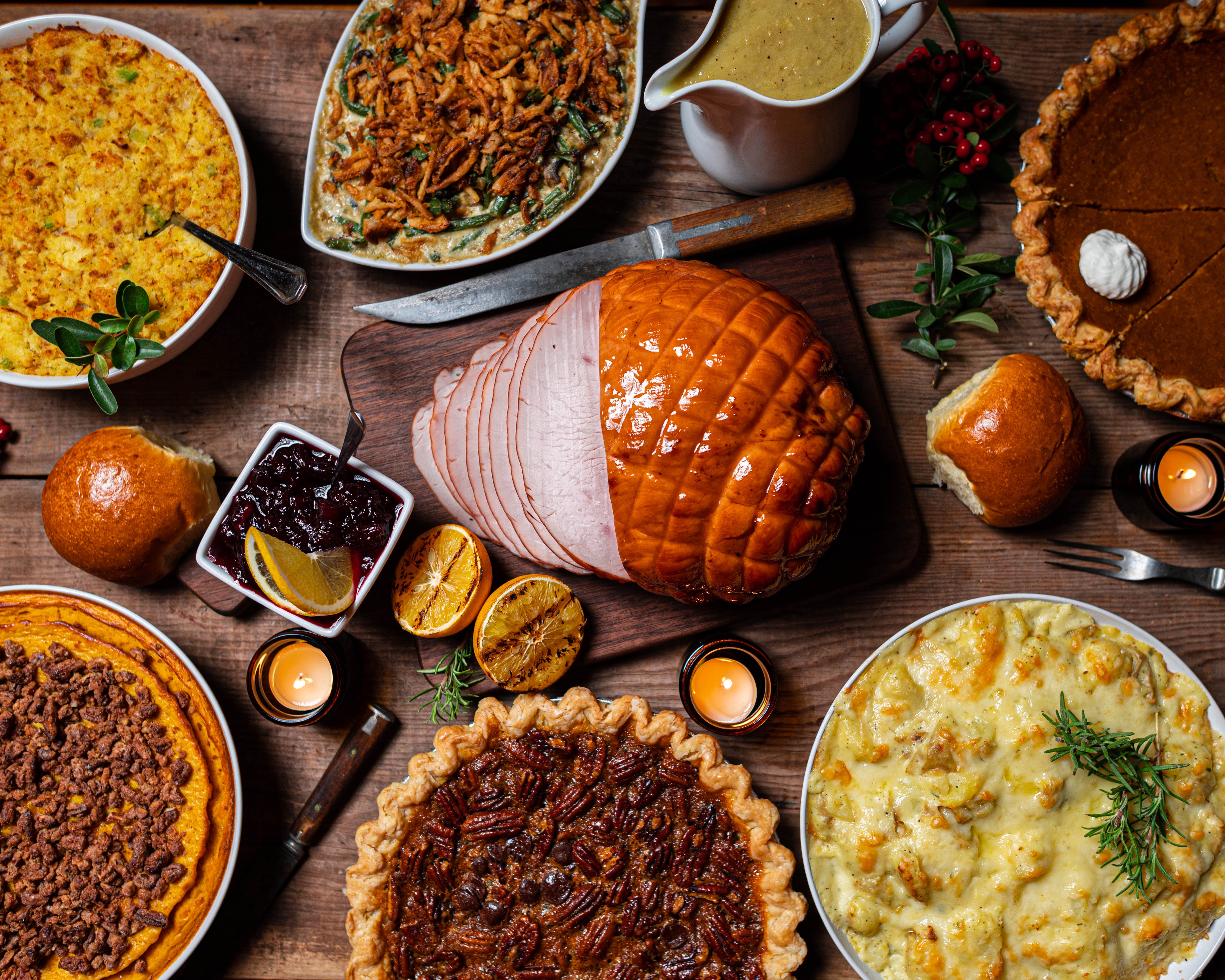 a table topped with different types of food on a plate