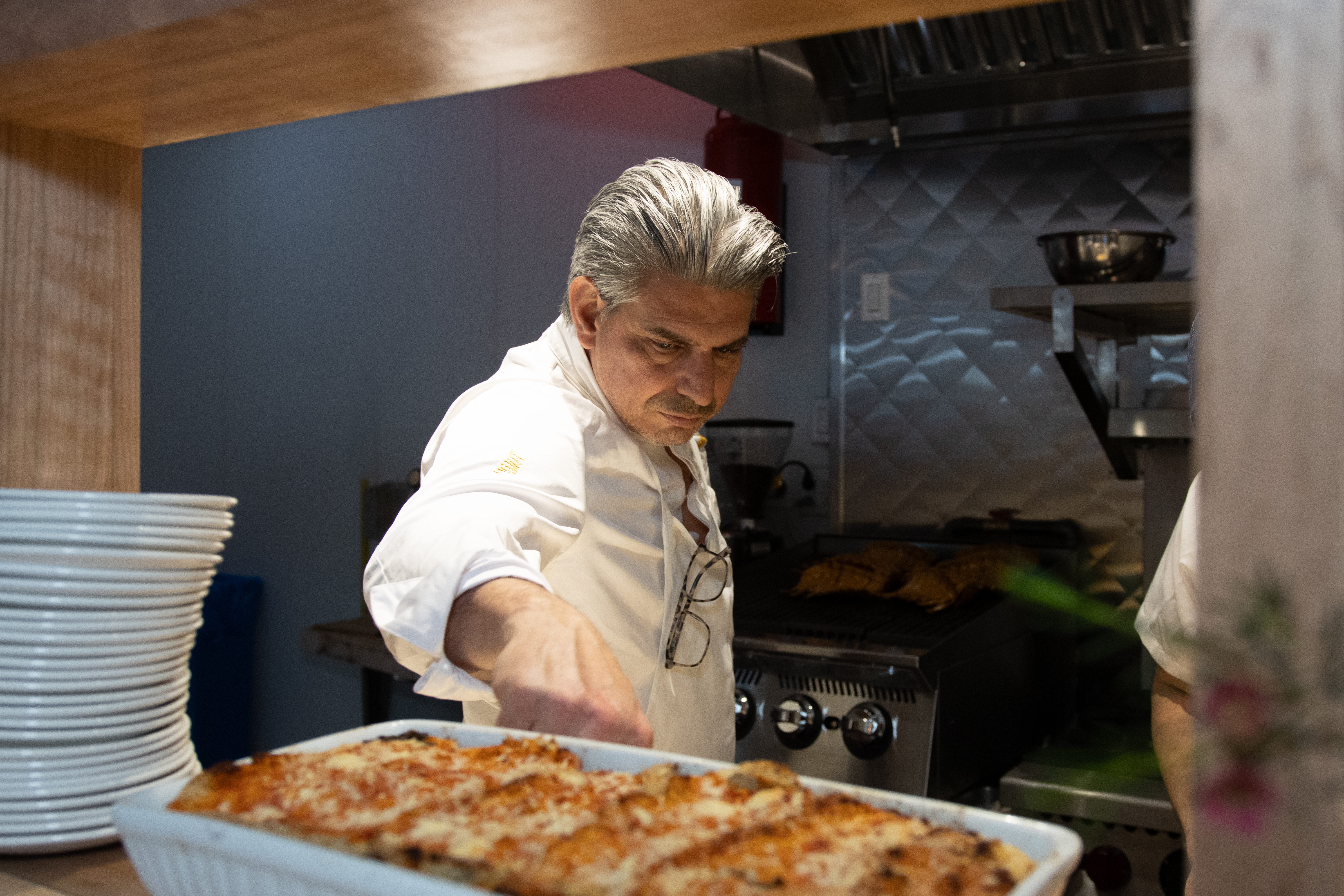 Chef Preparing Dish