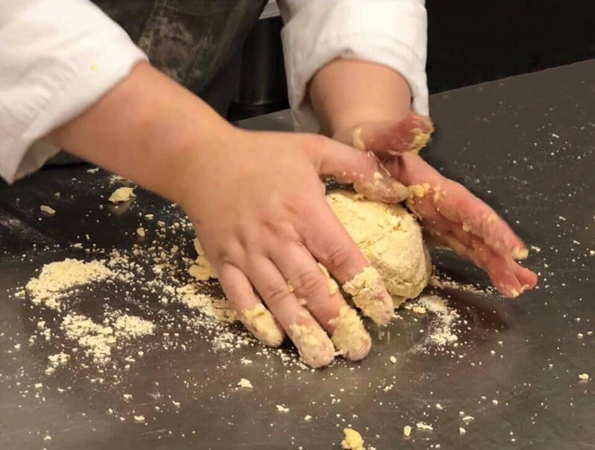 kneading dough