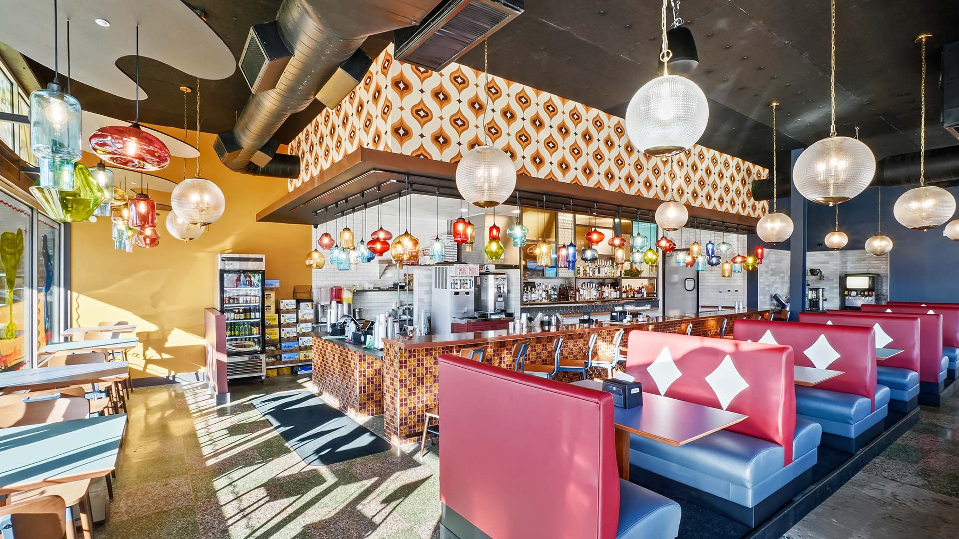Tacos A Go Go Heights Yale interior