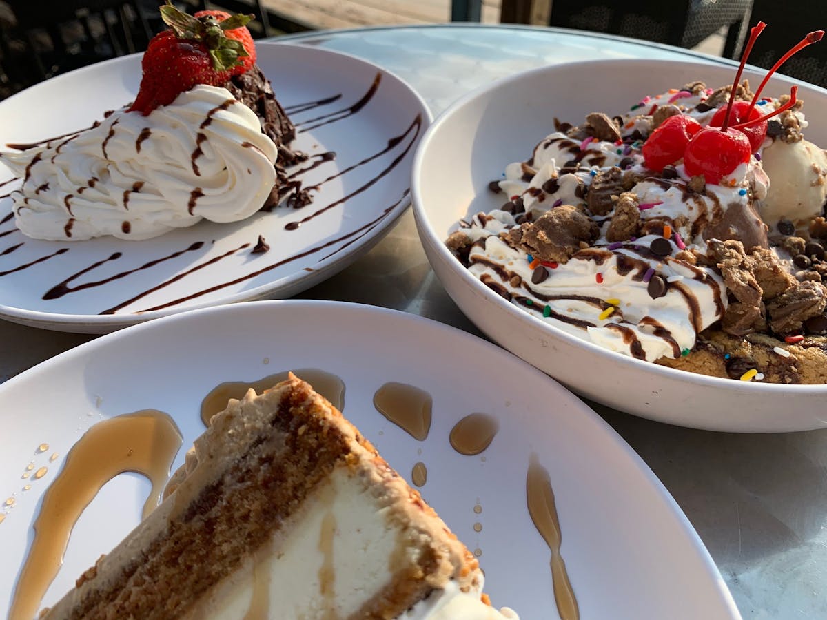a slice of cake on a plate