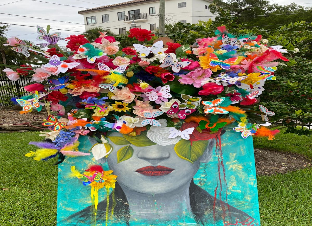 a group of colorful flowers in a garden