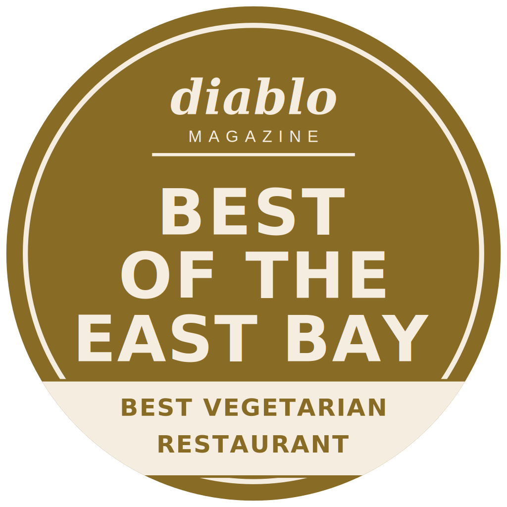 Diablo Magazine Best of the East Bay — Best Vegetarian Restaurant